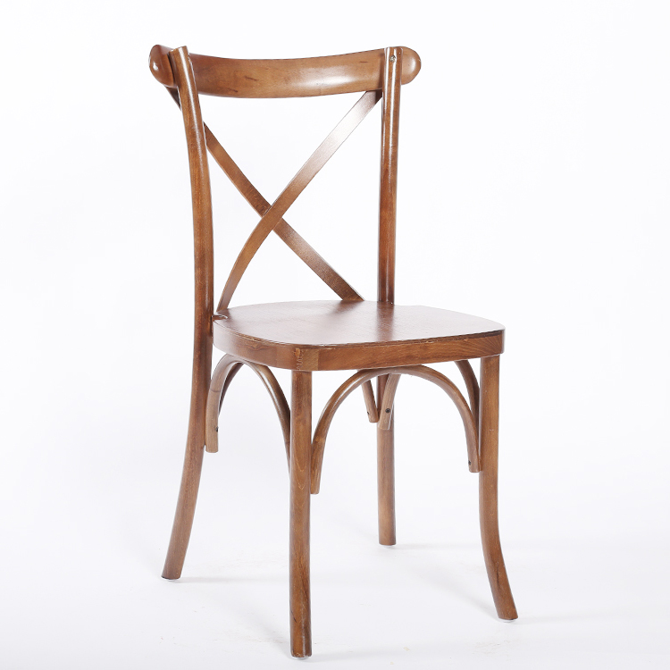 wood crossback chair